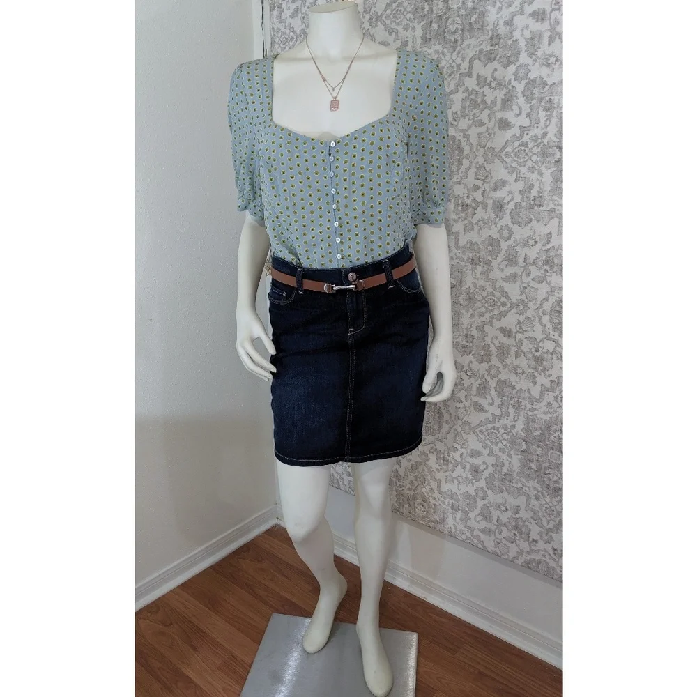 Free People Electric Soul Button-up Floral Blouse - Picture 5 of 8